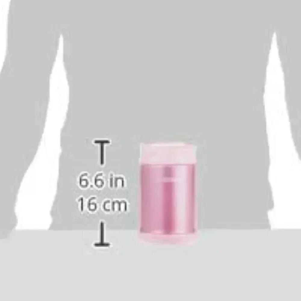 Stainless Steel Food Jar, 16.9-Ounce, Pink
